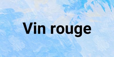 Vin rouge
