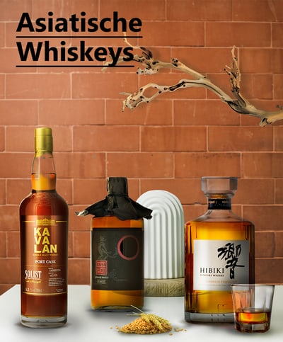 Asiatische Whiskeys