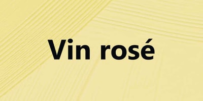 Vin rosé