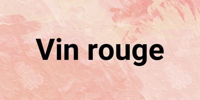 Vin rouge