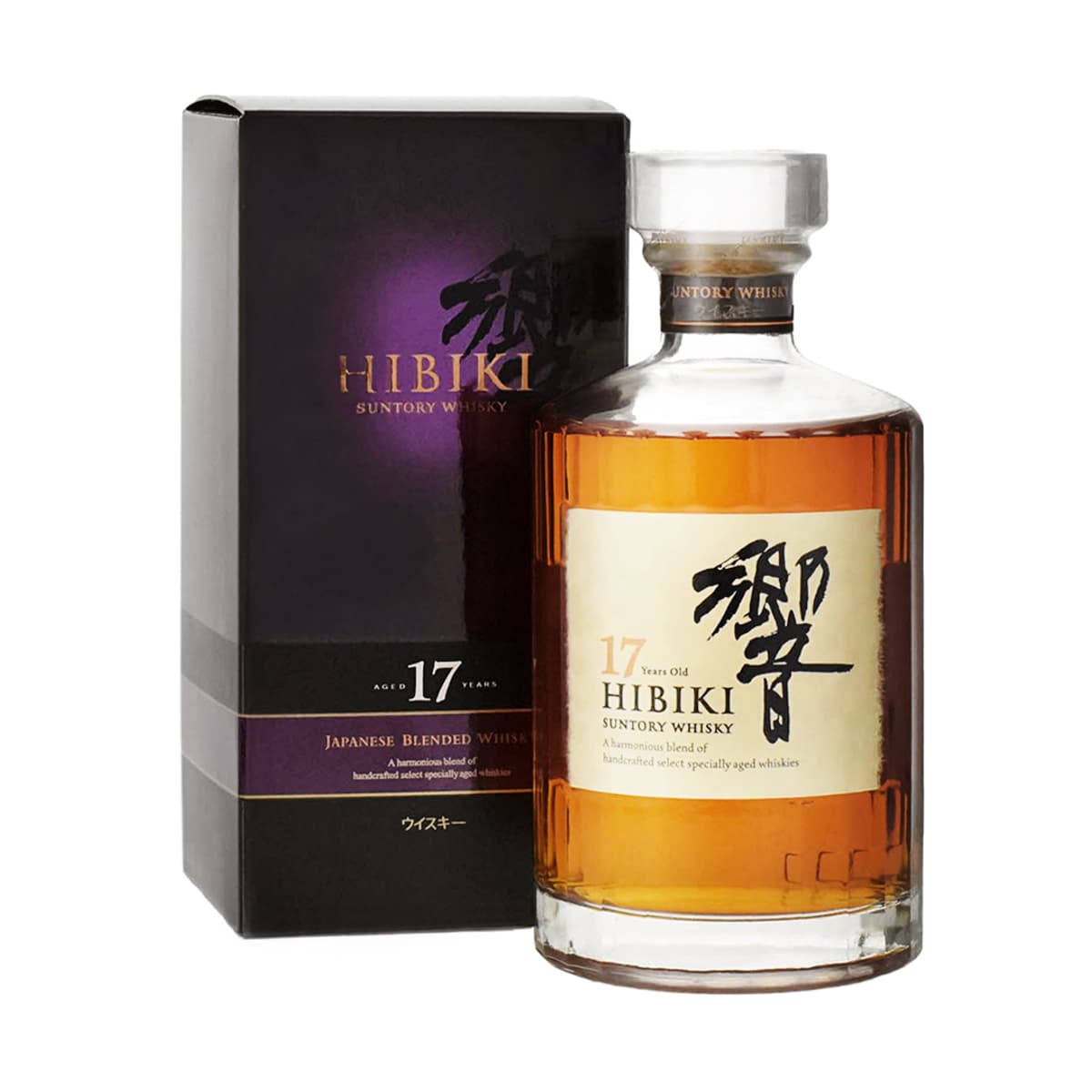 響　Suntory Whisky 17 Years Old Suntory Hibiki 17 Jahre Blended Whisky aus Japan 43%-70cl