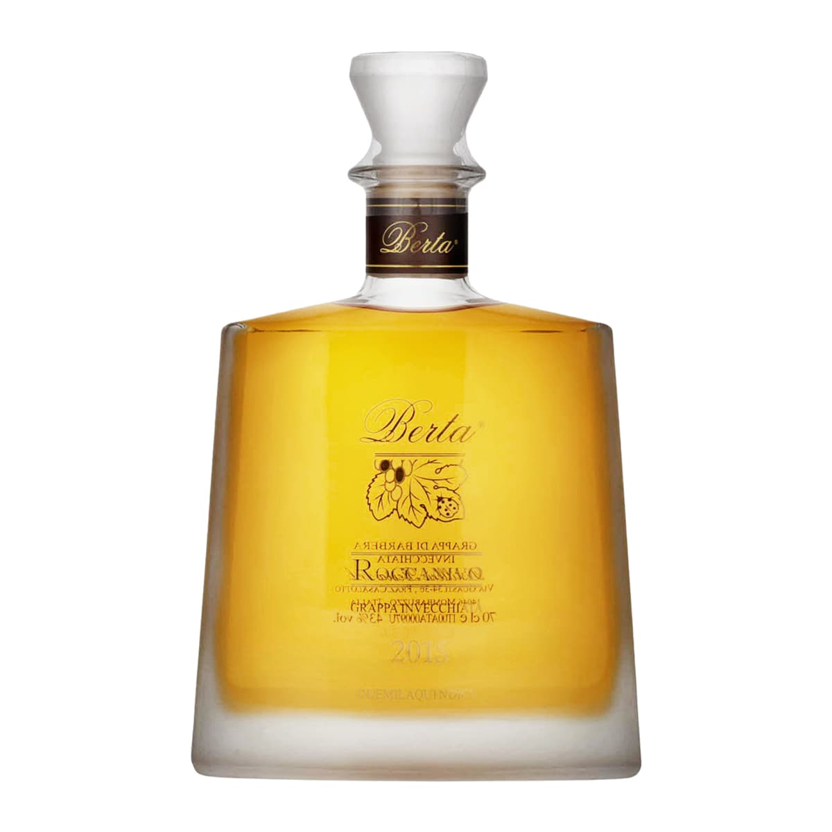 Grappa Berta Roccanivo (ohne Holzkiste) 70cl | Drinks.ch