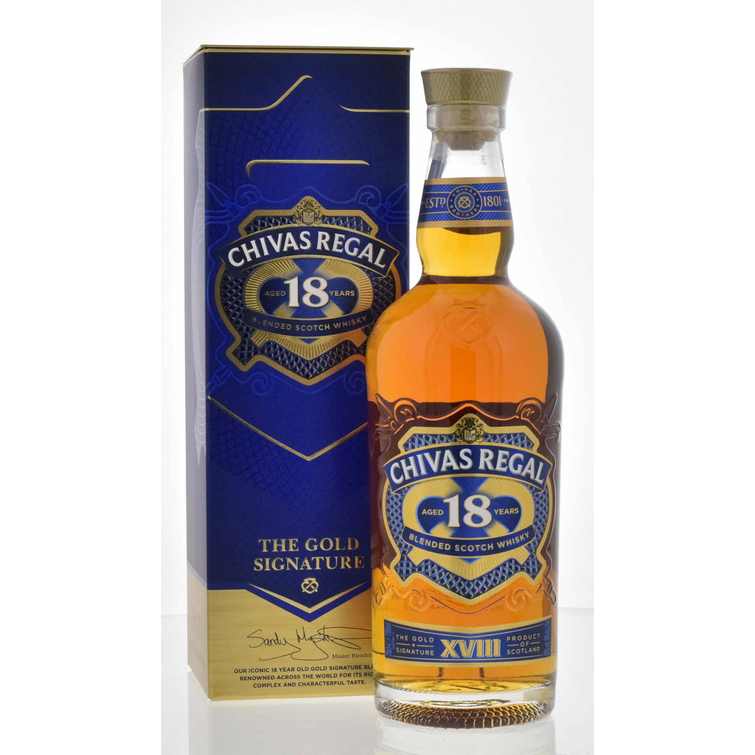 Chivas Regal 18 Years Blended Scotch Whisky 70cl | Drinks.ch