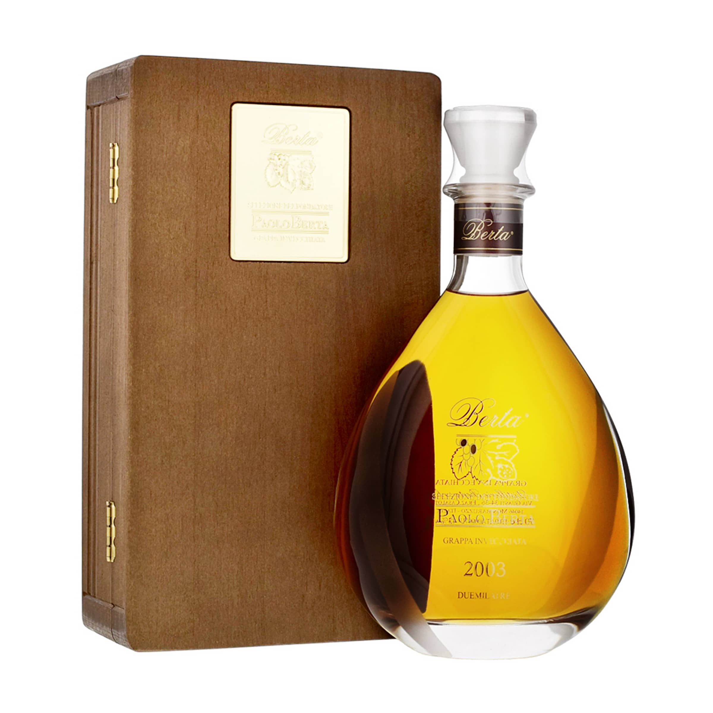 Grappa Berta Riserva del Fondatore Paolo Berta 70cl | Drinks.ch