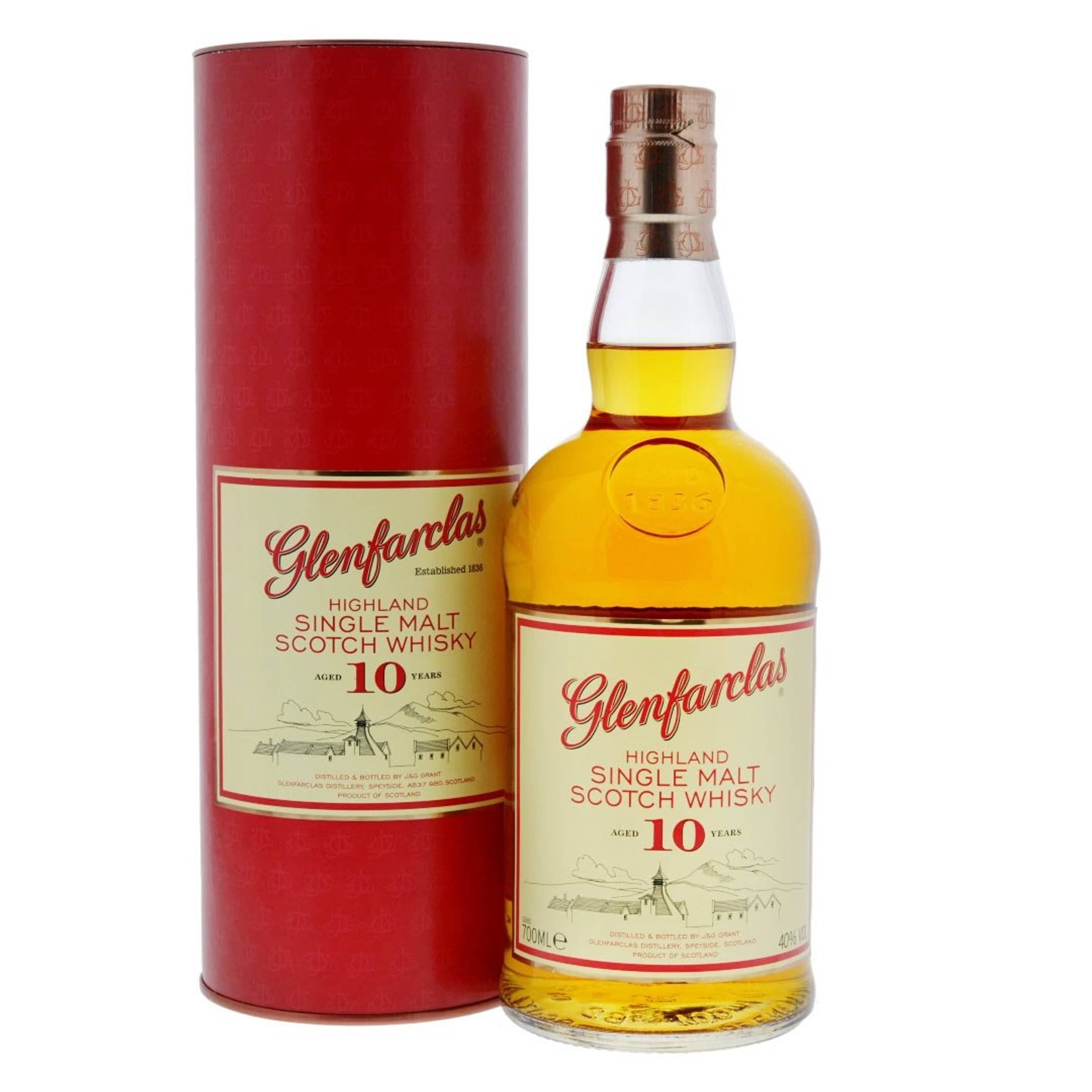 Glenfarclas 10 Years Single Malt Whisky 70cl | Drinks.ch