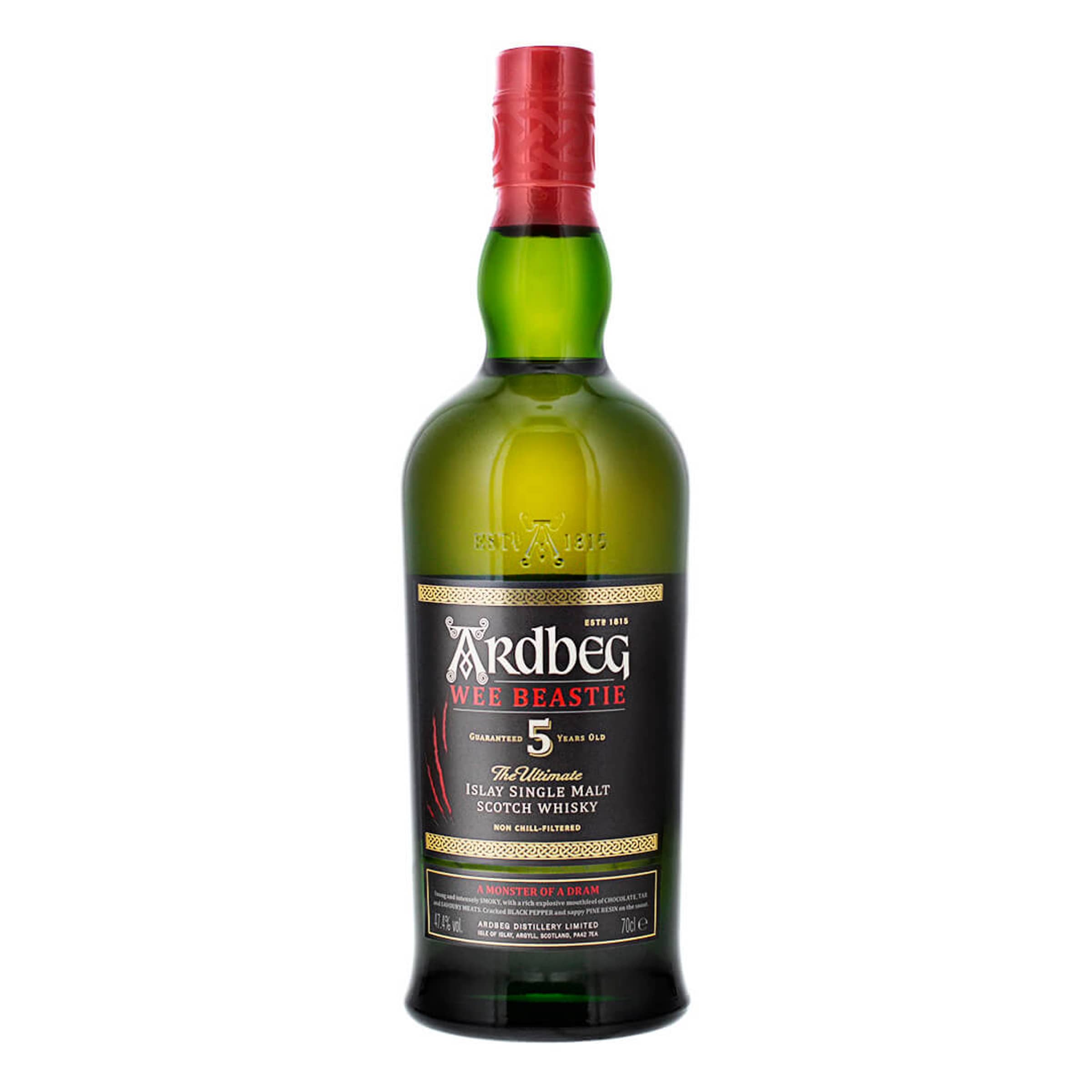Ardbeg Wee Beastie 5年 700ml 2本セット Ardbeg Wee Beastie 5 Years Old Single Malt Whisky 70cl | Drinks.ch
