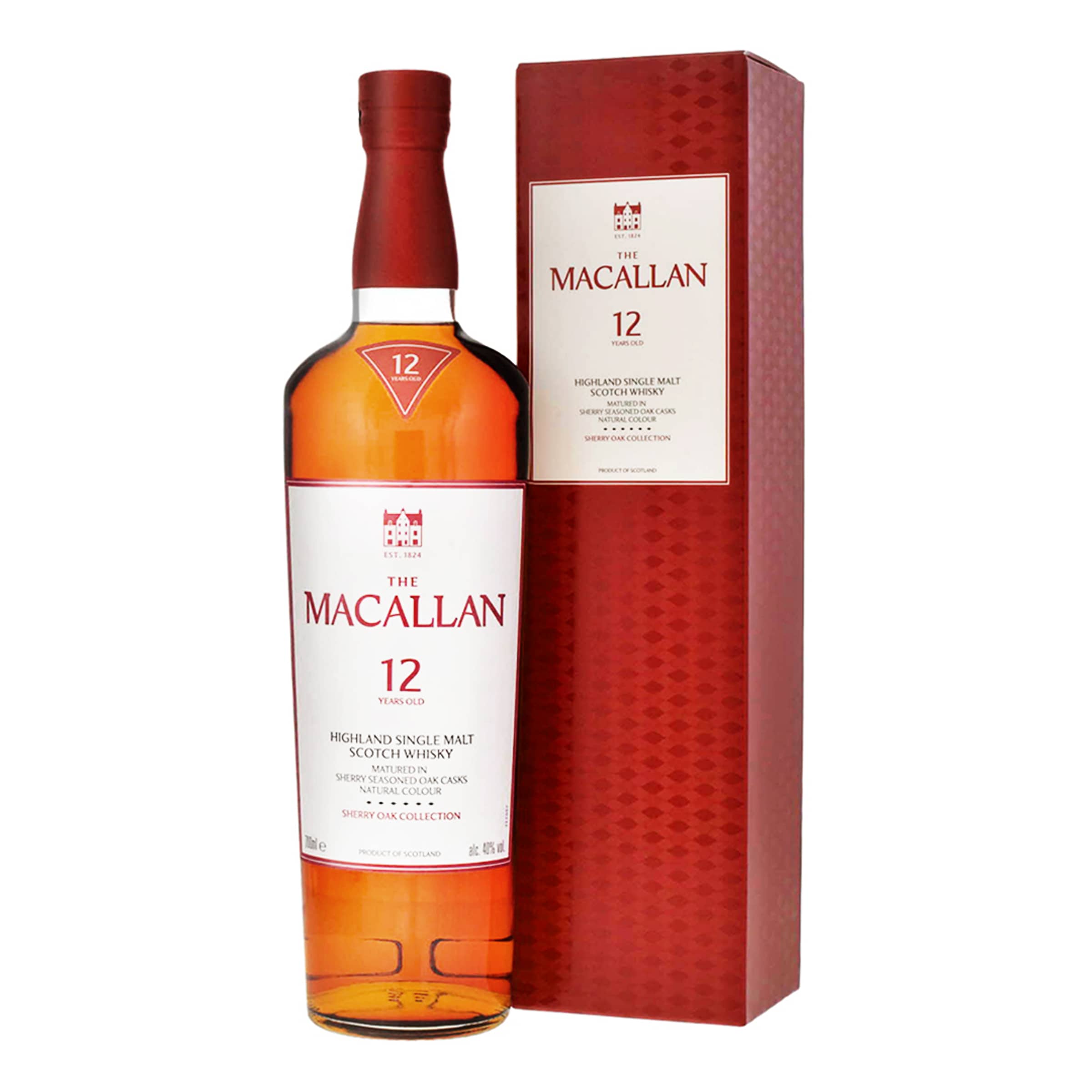 The Macallan 12 Years Sherry Oak Single Malt Whisky 70cl | Drinks.ch