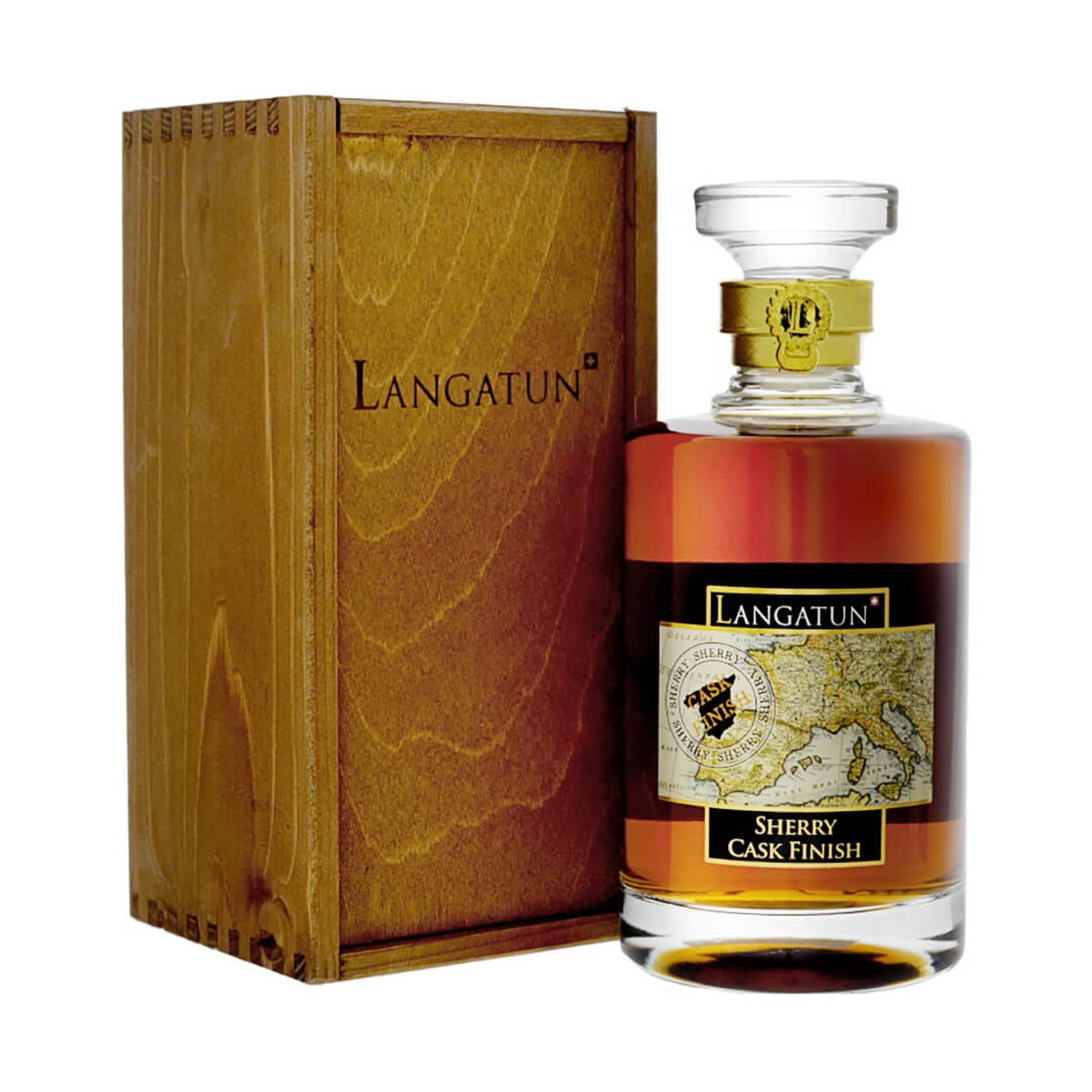 Langatun - Whisky - Coffret cadeau 3 x 5 cl - 46%