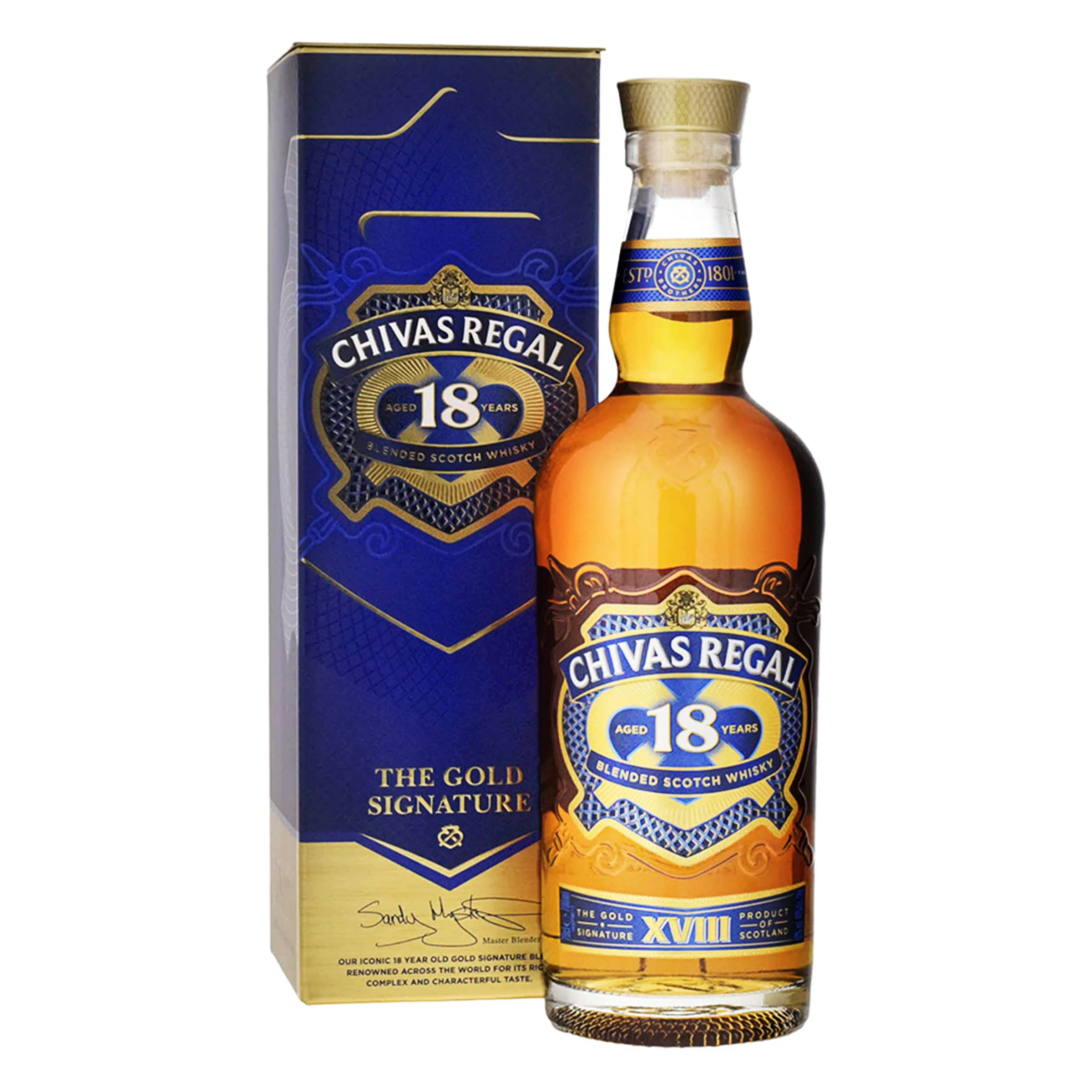 ウイスキー CHIVAS REGAL 18 YEAR OLD 700ml Chivas Regal 18 Years Blended Scotch Whisky 70cl | Drinks.ch