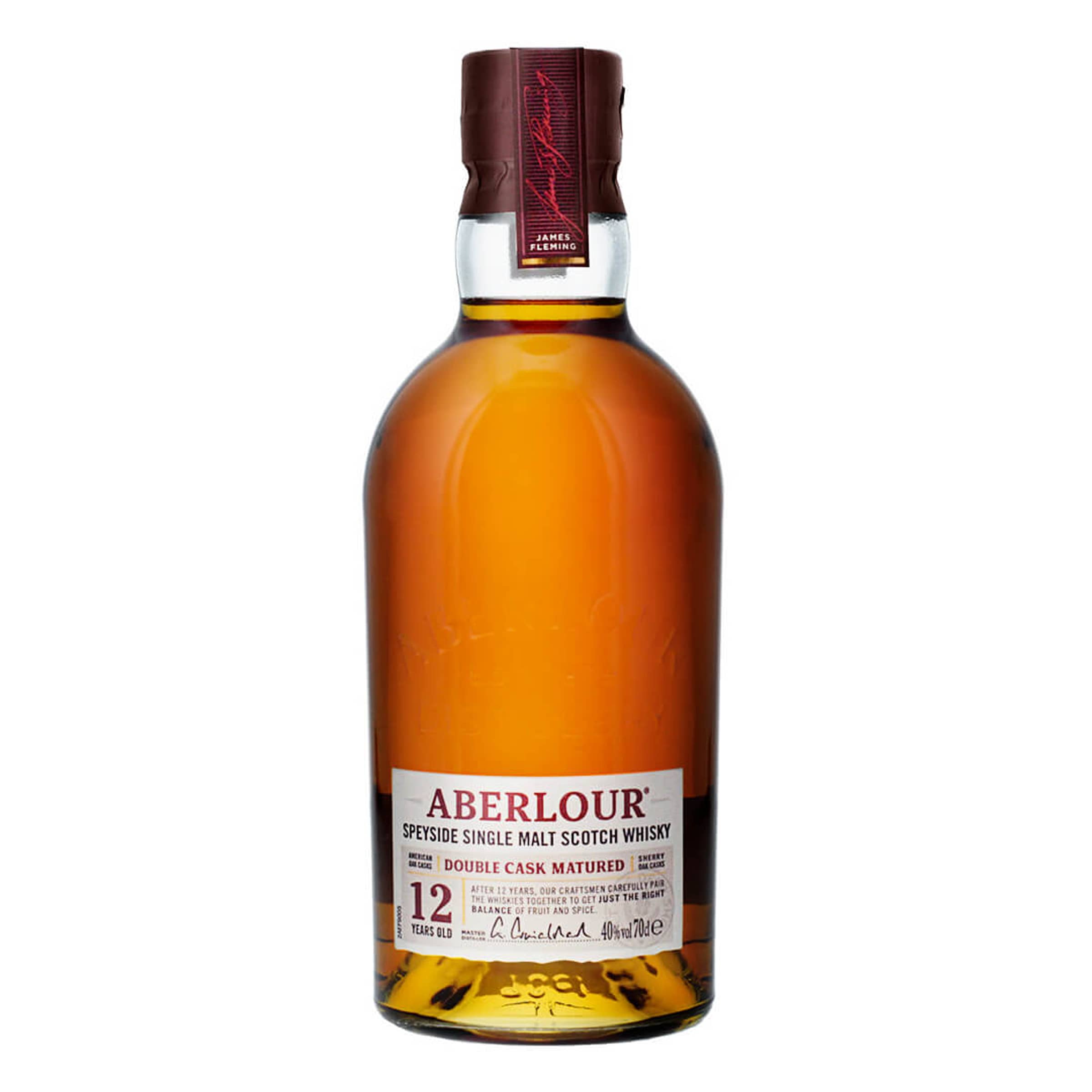 Aberlour 12 Ans Double Cask Speyside Scotch Whisky Single Malt, Fiche  produit
