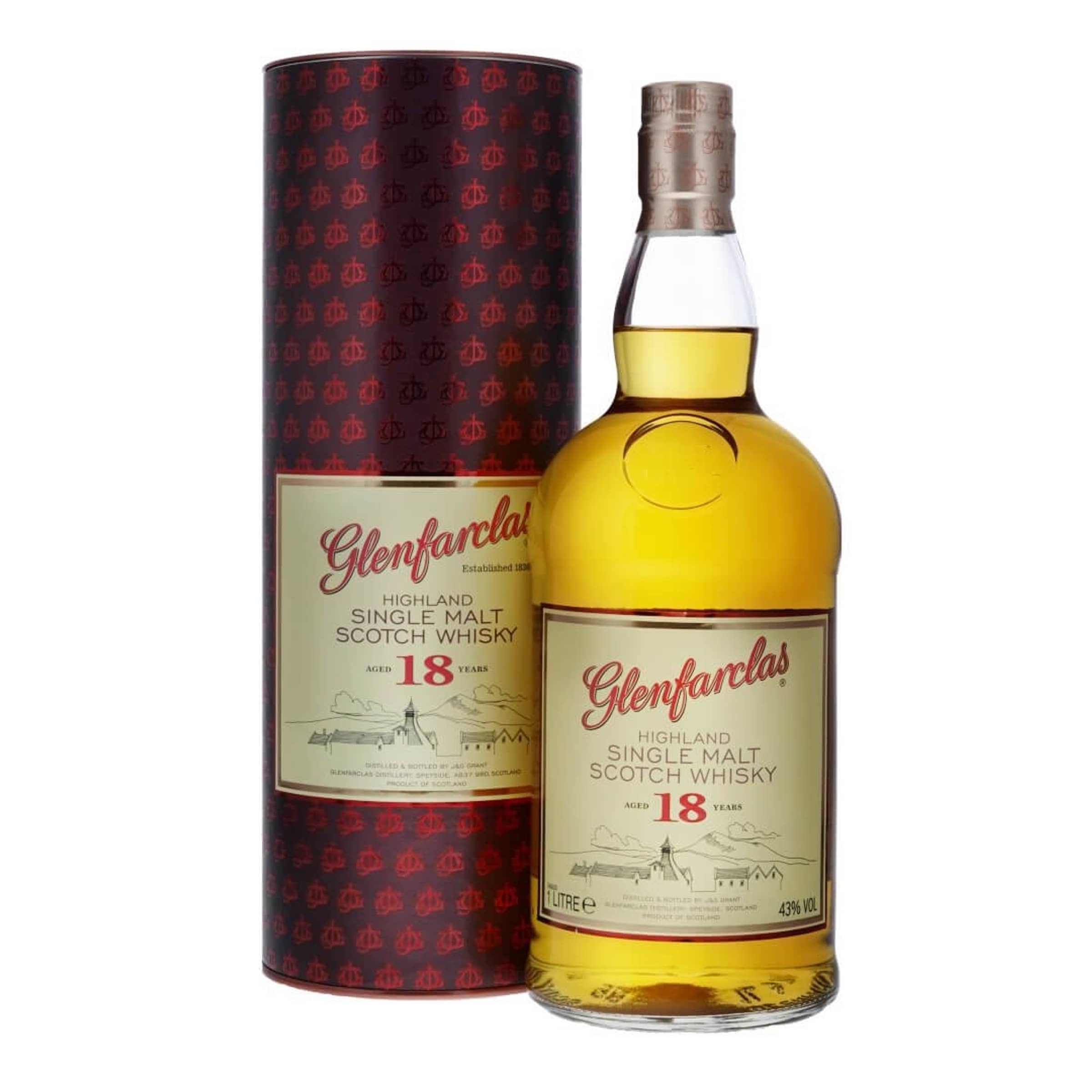 Whisky écossais Single Malt des Highlands Glenfarclas 40 ans d'âge