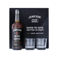 Jameson Black Barrel Whiskey Box 70cl mit 2 Gläsern