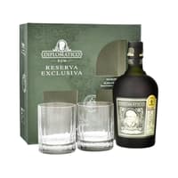 Diplomatico Reserva Exclusiva Rum Set mit 2 Gläser