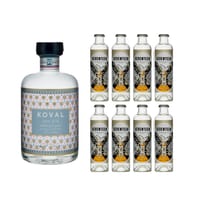 Koval Dry Gin 50cl mit 8x 1724 Tonic Water