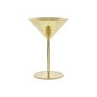 Verre à martini en acier inoxydable doré 21cl
