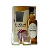 Glen Grant The Major's Reserve mit zwei Gläsern