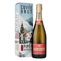 Piper-Heidsieck Champagne Cuvée Brut 75cl avec Coffret Cadeau d'Hiver