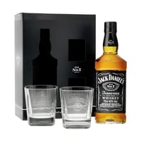 Jack Daniel's Old No. 7 70cl mit zwei Whiskygläsern