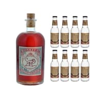 Monkey 47 Schwarzwald Sloe Gin 50cl avec 8x Doctor Polidori's Dry Tonic Water