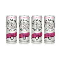 White Claw Black Cherry Hard Seltzer 33cl, 4er-Pack