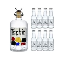 Tschin Gin 50cl avec 8x Gents Tonic Water