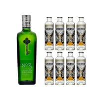 London No.3 Dry Gin 70cl mit 8x 1724 Tonic Water
