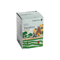 Pure Tea PYRA Yanzhou Pi Lo Chun Organic Green Tea Pack avec 15 sachets de thé