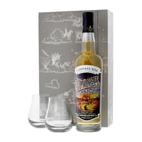 Compass Box Peat Monster Blended Malt Scotch Whisky Geschenkset 70cl mit 2 Gläsern