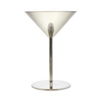 Edelstahl-Martiniglas silbern 21cl