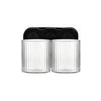 Bodum Douro Bar Set Doppelwandige Whiskygläser 30cl, 2er-Pack und Eiskugel-Tablett