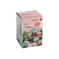 Pure Tea PYRA Hayato Sencha Organic Green Tea Pack avec 15 sachets de thé