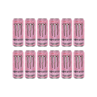 Monster Energy Drink Ultra Strawberry Sugarfree 50cl 12er Pack