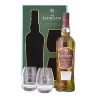Glen Grant 12 Years Whisky 70cl avec deux Verres