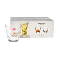 Danny Home Crystal Verre à whisky 27cl, pack de 6