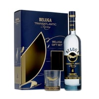 Beluga Transatlanic Vodka 70cl Set mit Glas