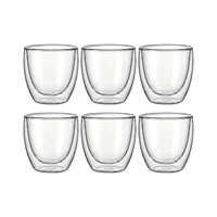 Bodum Pavina Doppelwandiges Glas 25cl, 6er-Pack