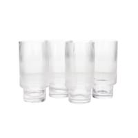 Danny Home Stripe Polar Highball Tumbler, pack de 4