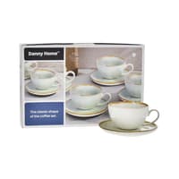 Danny Home Tassenset Speckled Mint 25cl 6-teilig