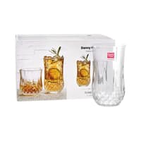 Danny Home Diamond Highball Glas 35.5cl 6er-Set
