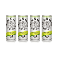 White Claw Natural Lime Hard Seltzer 33cl, 4er-Pack