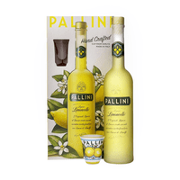 Pallini Limoncello Zitronenlikör 50cl Set mit Gläser