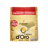 Dallmayr Crema d'Oro Mild + Fein 28 Kaffeepads