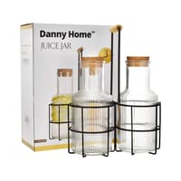 Danny Home Set de Carafes en Verre 2x90cl