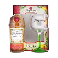 Tanqueray Flor de Sevilla Gin 70cl Set mit Copa Glas