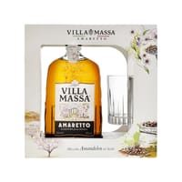 Villa Massa Amaretto 70cl Set mit Glas
