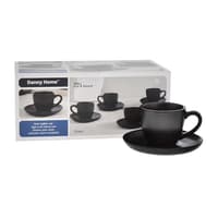 Danny Home Tassenset schwarz 10cl 6-teilig