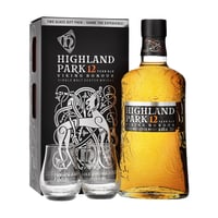 Highland Park 12 Years Viking Honour Edition 70cl Set mit zwei Gläsern