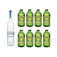 Belvedere Vodka 70cl mit 8x Bundaberg Lemon, Lime & Bitters