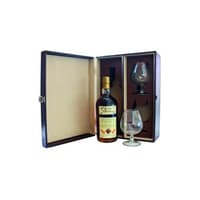 Ron Malecon Imperial 21 Years Rum in edler Lederbox mit 2 Gläser