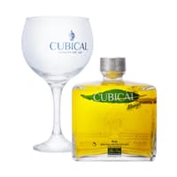 Cubical Mango Special Distilled Gin 70cl, Set mit Glas